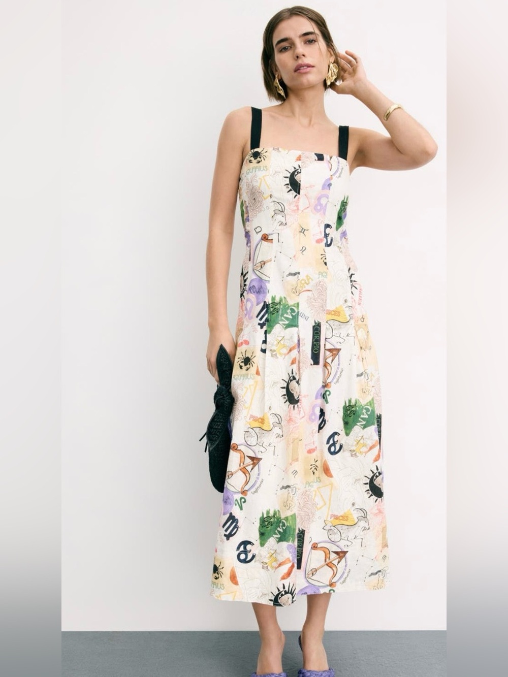 Marie Oliver Zodiac Print Dixon Dress